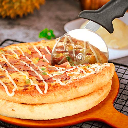 Yinghezu Stainless Steel Pizza Cutter Wheel, Funny Design