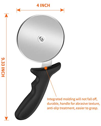 Yinghezu Stainless Steel Pizza Cutter Wheel, Funny Design