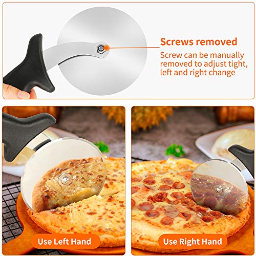 Yinghezu Stainless Steel Pizza Cutter Wheel, Funny Design