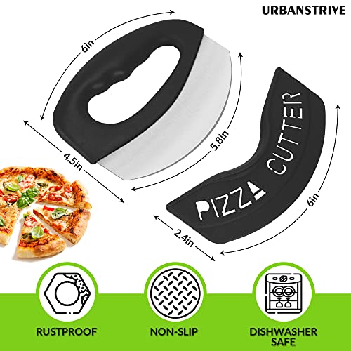 Urbanstrive Stainless Steel Pizza Cutter with Super Sharp Blade