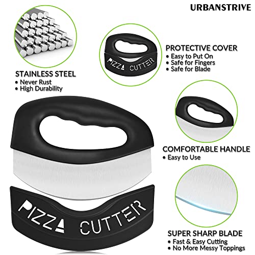 Urbanstrive Stainless Steel Pizza Cutter with Super Sharp Blade
