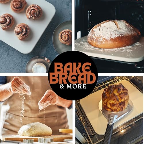 15 inch Pizza Stone Set for Oven and Grill