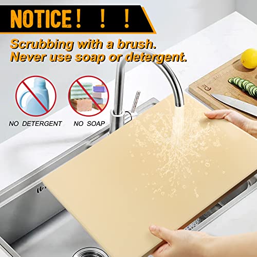 GEEBOBO 4 Piece Rectangular Pizza Stone Set (15x12")