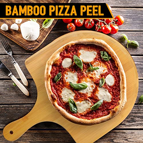 GEEBOBO 4 Piece Rectangular Pizza Stone Set (15x12")