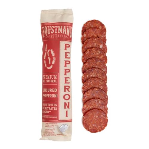 Foustman's Salami Pepperoni: Nitrate-Free, Naturally Cured, Gluten/Dairy-Free