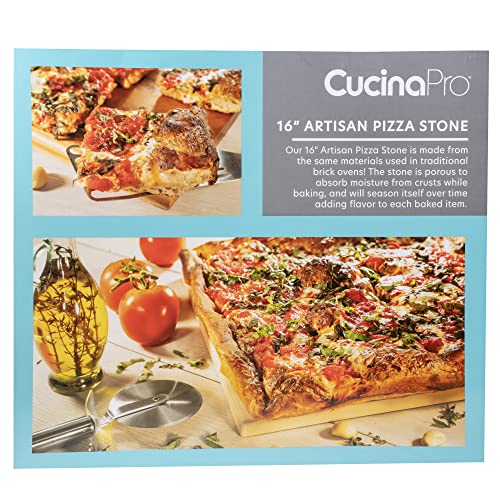 XL Pizza stone for oven or grill