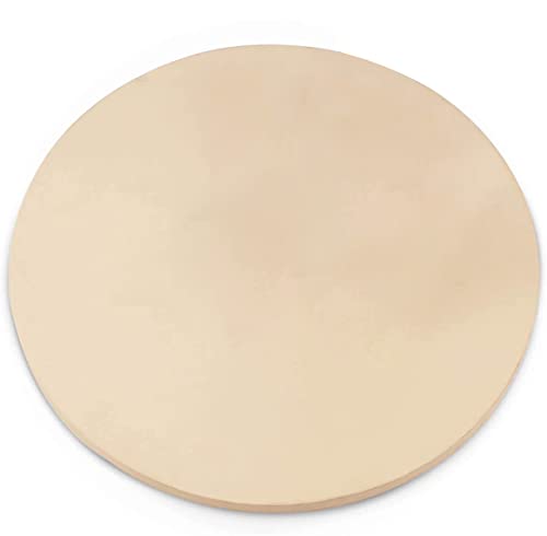 13 Inch Pizza Stone Set with Peel Paddle