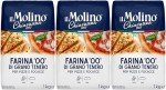 il Molino Chiavazza Italian Soft Wheat Type "00" Pizza Flour - 1kg - Pack of 3