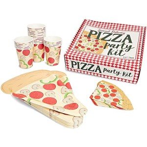 BLUE PANDA Pizza Party Set for 24 Guests