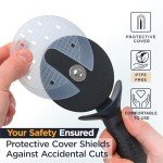 Deiss Lux Heavy Duty Stainless Steel Pizza Cutter