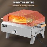 Razorri Comodo Gas Pizza Oven: 2-in-1 Portable Griller