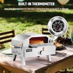 Razorri Comodo Gas Pizza Oven: 2-in-1 Portable Griller