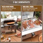 Razorri Comodo Gas Pizza Oven: 2-in-1 Portable Griller