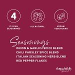 Italian Pizza Seasoning Gift Set with 4 Flavors
