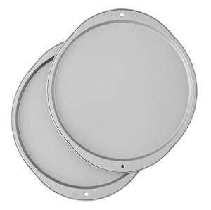 Wilton Recipe Right 12-inch Steel Pizza Pans, 2-Piece