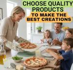 15 inch Pizza Stone Set for Oven and Grill