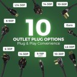 PRIMECOM Level 2 Portable EV Charger - 16Amp