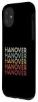 Hanover MA Retro iPhone 11 Vintage Text Case