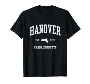 Hanover MA Retro Athletic Sports T-Shirt