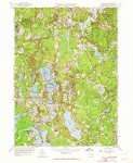 Hanover MA Topo Map - 1964, 1:24000 Scale