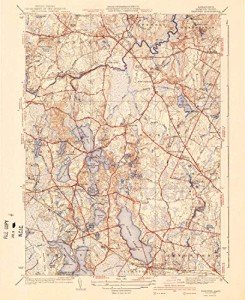 Hanover MA Historical Topo Map - 1940 Edition
