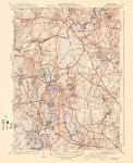 Hanover MA Historical Topo Map - 1940 Edition