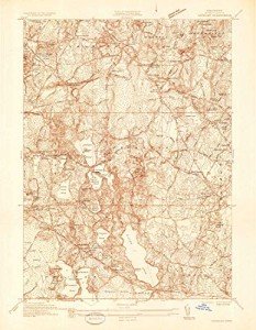 Hanover MA 1935 Topo Map - 1:24000 Scale