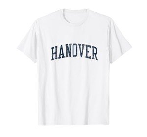 Hanover MA Vintage Navy Sports Print T-Shirt