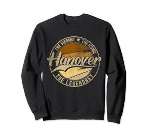 Vintage Distressed Sweatshirt for Hanover MA