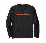 1980s Vintage Hanover MA Graphic Long Sleeve Tee