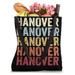 Hanover MA Vintage Text Tote Bag