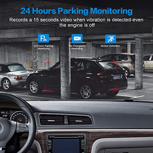 BOOGIIO 1080P Dash Cam with 32G SD Card