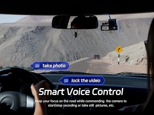 Pelsee 4K Front & Rear Dash Cam Combo