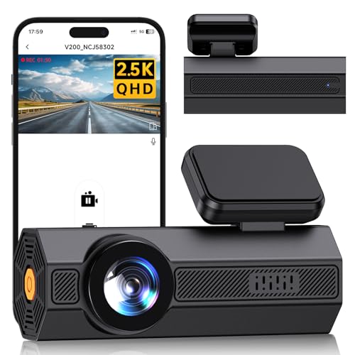 VEEMENT 2.5K Mini Dash Cam with WiFi & Night Vision