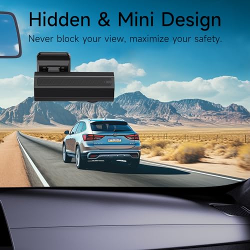 VEEMENT 2.5K Mini Dash Cam with WiFi & Night Vision