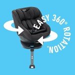 360° Rotating ISOFIX Car Seat - Black