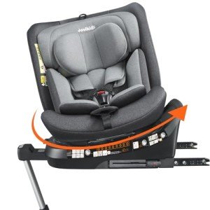 Jovikids 360° Rotating i-Size Car Seat - Black
