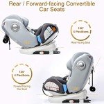 360° Rotating Isofix Baby Car Seat - Black