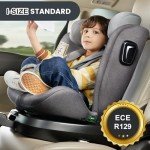 Jovikids 360° Rotating i-Size Car Seat - Black