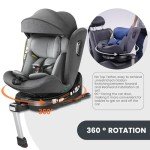 Jovikids 360° Rotating i-Size Car Seat - Black