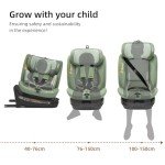 Jovikids 360° ISOFIX Rotating Car Seat - Green