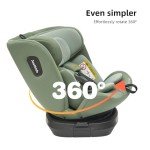 Jovikids 360° ISOFIX Rotating Car Seat - Green