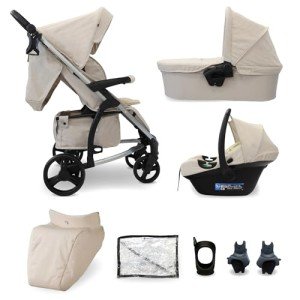 My Babiie MB200i 3-in-1 Travel System - Oatmeal