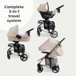 My Babiie MB200i 3-in-1 Travel System - Oatmeal
