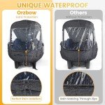 Universal Baby Car Seat Rain Cover - Dark Grey