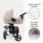 My Babiie MB200i 3-in-1 Travel System - Oatmeal