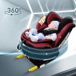 Reecle 360 Swivel Car Seat with ISOFIX (Red)