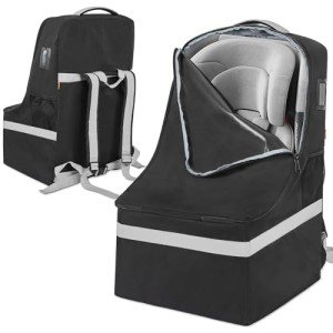 Car Seat Travel Bag for Airplane Trips - Grey
