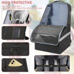Car Seat Travel Bag for Airplane Trips - Grey