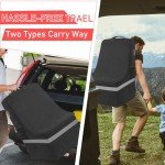 Car Seat Travel Bag for Airplane Trips - Grey